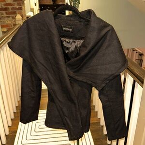 Slouchy wool-like fabric jacket from WHBM for a sophisticated fall look